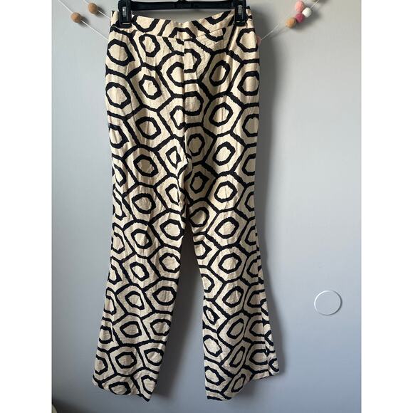 Sincerely Jules Funky Printed Flare Casual Dress Pants - Picture 7 of 8
